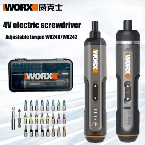 WORX 4V Electric Screwdrivers WX240 WX242 Set Automatic All-in-one Wireless Precision Screwdriver Household Hand Power Tools