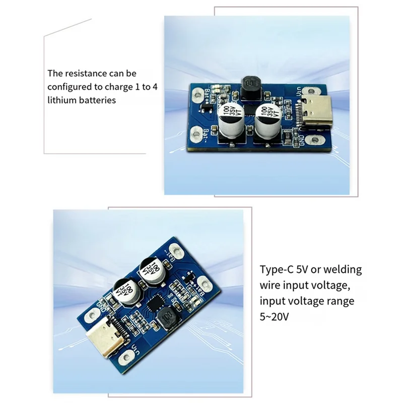 SUNRI-1S 2S 3S 4S رفع الجهد شحن سريع بطارية ليثيوم الطائرة بدون طيار شحن وحدة متعددة الوظائف نوع-C وحدة الإدخال دائم #6