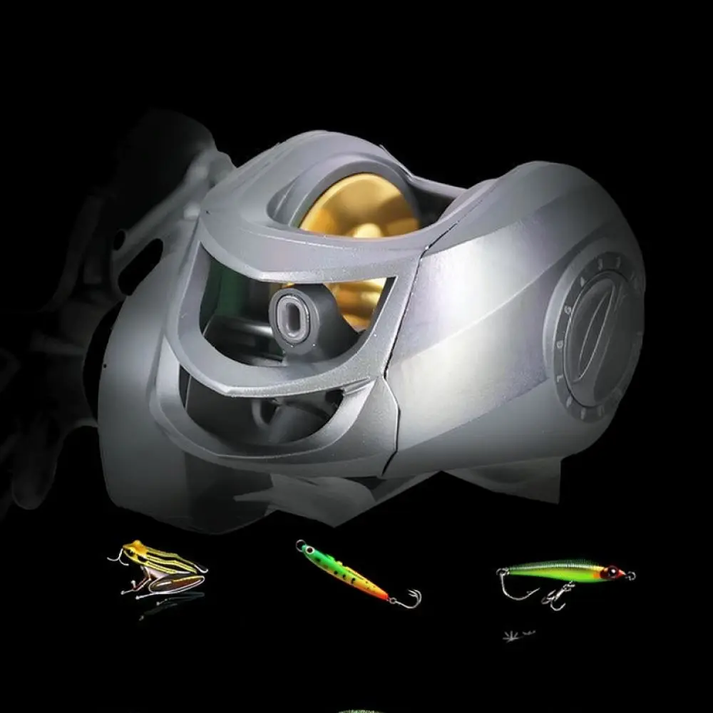Reliable Baitcaster Fishing Reel Metal Spool Brass Gear High Performance Anti Backlash Sport Gear Tackle For Kalio