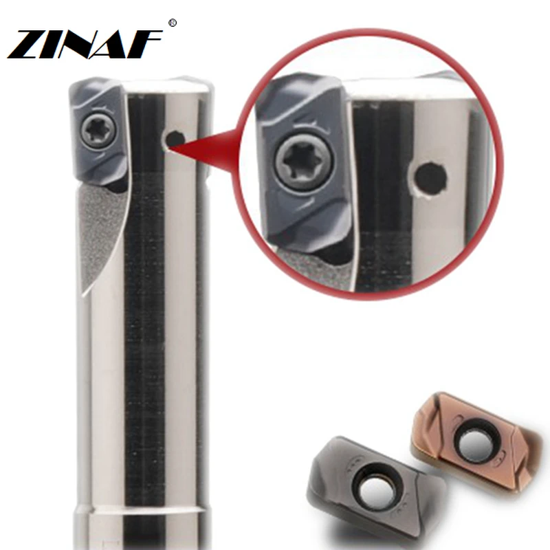Imagem -03 - Suporte de Trituração Dupla Face de Alimentação Rápida para Lnmu0303 Lnmu0303zer Inserções de Carboneto Fresa Facial Cnc Série Exn03r