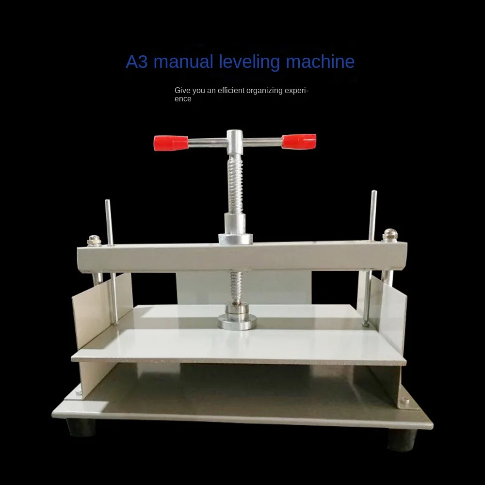 A3 Manual Flat Paper Press Machine For Photo Books, Invoices, Checks, Booklets, Nipping Machine