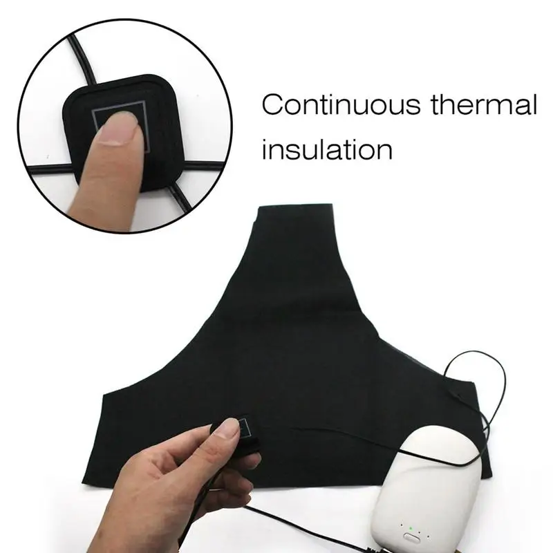 Heated Vest USB Heated Pad for Jacket Down Heating Pad Electric Jacket Clothes Quick Warmer in Winter for Outdoor Activities