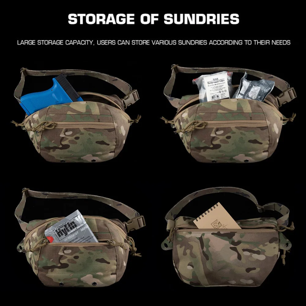 التكتيكية متعددة الأغراض الخصر حزمة مسدس حقيبة في الهواء الطلق EDC أداة كيس التخزين القتالية الرافعة حقيبة كتف الصيد الصدر تلاعب والعتاد
