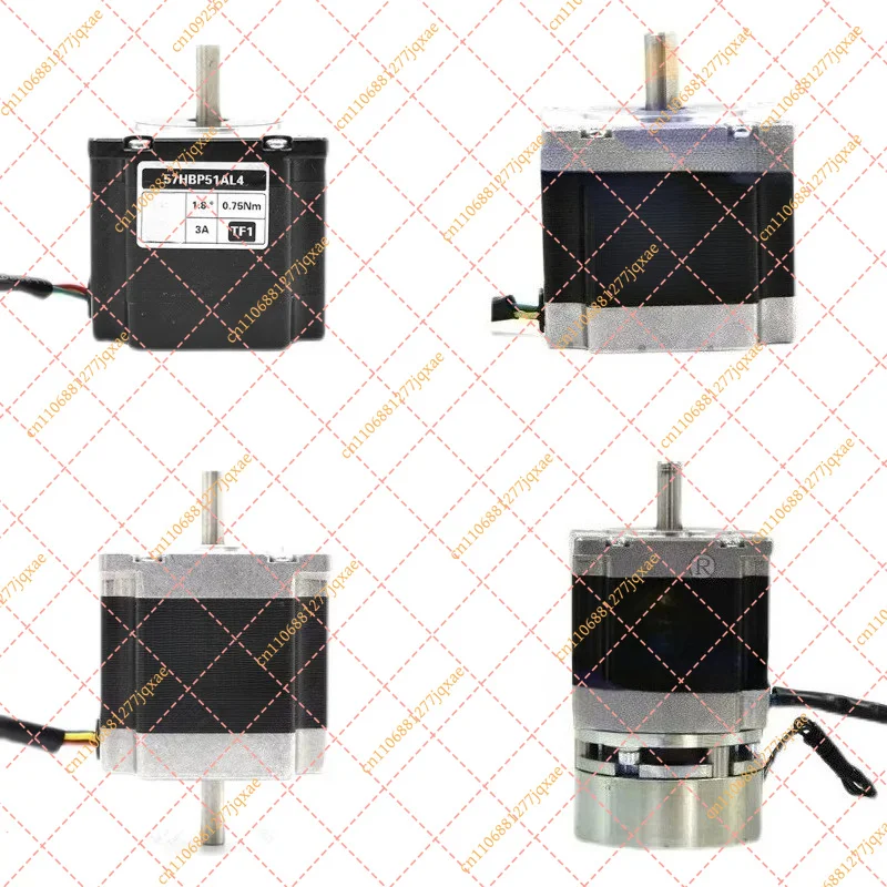 57 Two-Phase Stepper Motor | High Torque Low Speed Module for Mask Machines (Single/Double Shaft + Brake)
