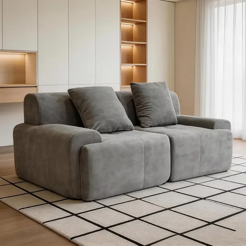 HAH High Density Modular Foam Compressed Sofa Customization Couch Sectional Vacuum Compressed Sofa for Living Room Bedroom