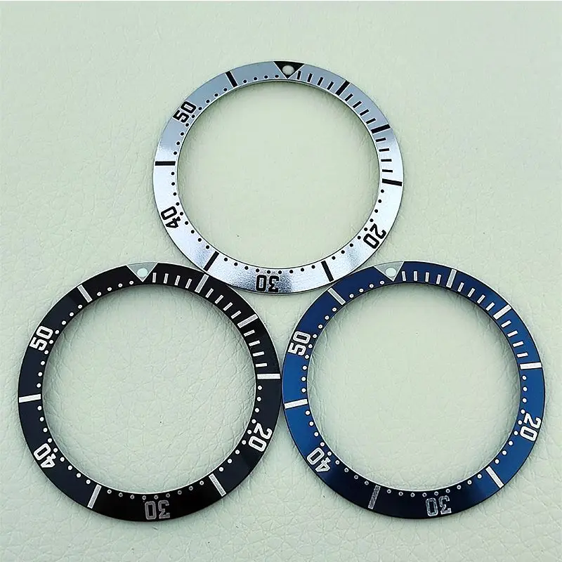 NH35 watch Bezel 38mm*30.8mm Watch Ring Ceramic Bezel Insert Ring for SUB Seamaster Watch 40mm Case