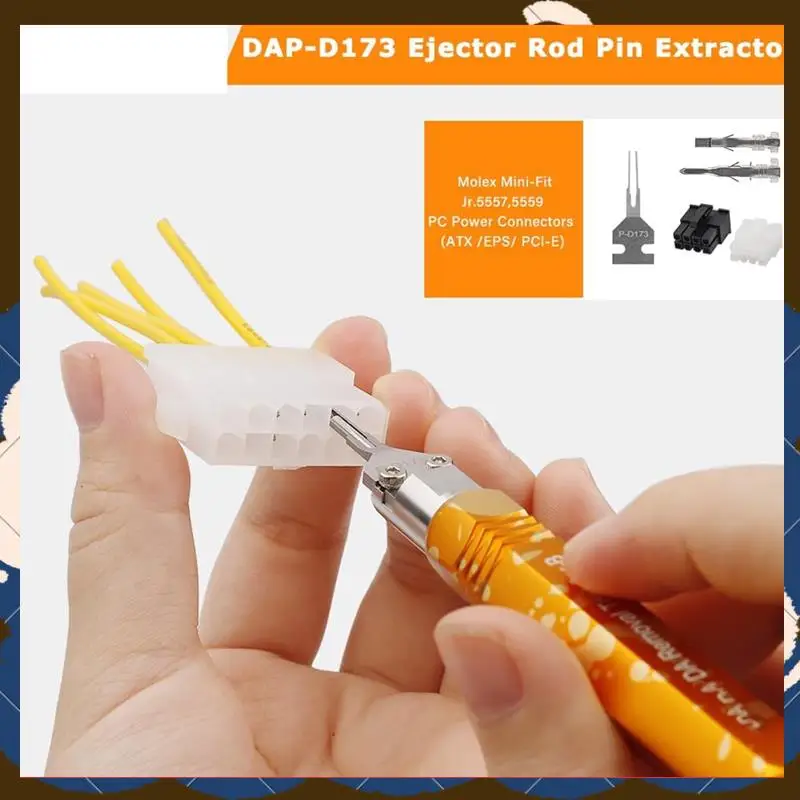 

Mini-Fit Jr Extraction Tool Molex Pin Release Tools DAP-D173/D120/D145 Ejector Rod Pin Extractor Terminal Pin Extractor-[A53I]