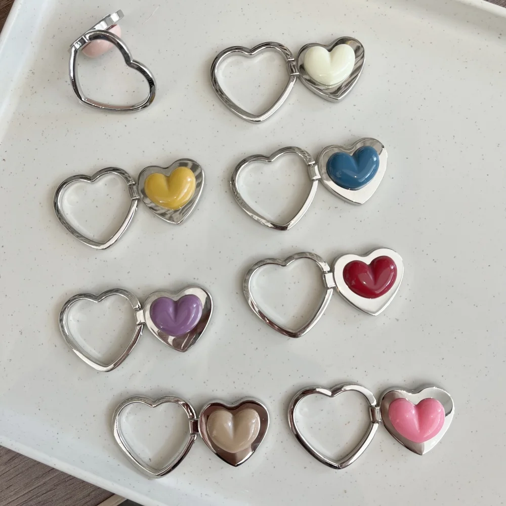 

Корейская милая 3D подставка для телефона с сердечком Griptok Grip Tok для iPhone Accessrioes, складной держатель, кольцо на палец, поддержка кронштейна, подарок