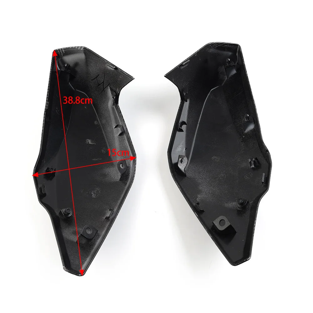 2 Pcs Carbon Fiber Motorcycle Front Side Tank Gas Fairing Pannel Cowl For Kawasaki Z650 2017 2018 2019