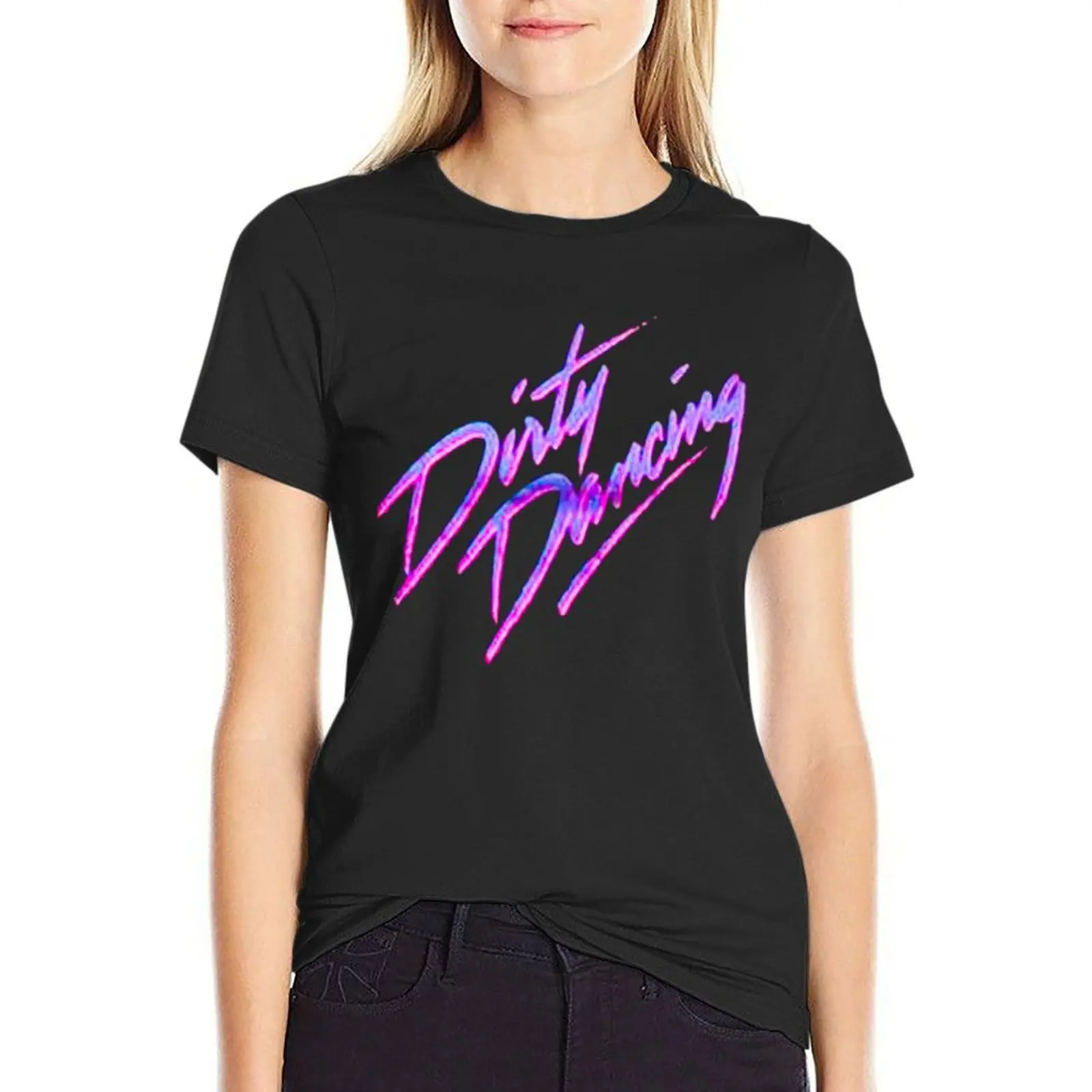 

Dirty Dancing Logo T-Shirt summer tops korean fashion t-shirt dress for Women plus size sexy