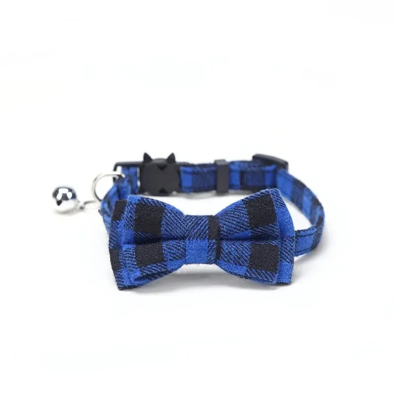 Adujustable Soft Kitty Collars With Bell and Bow