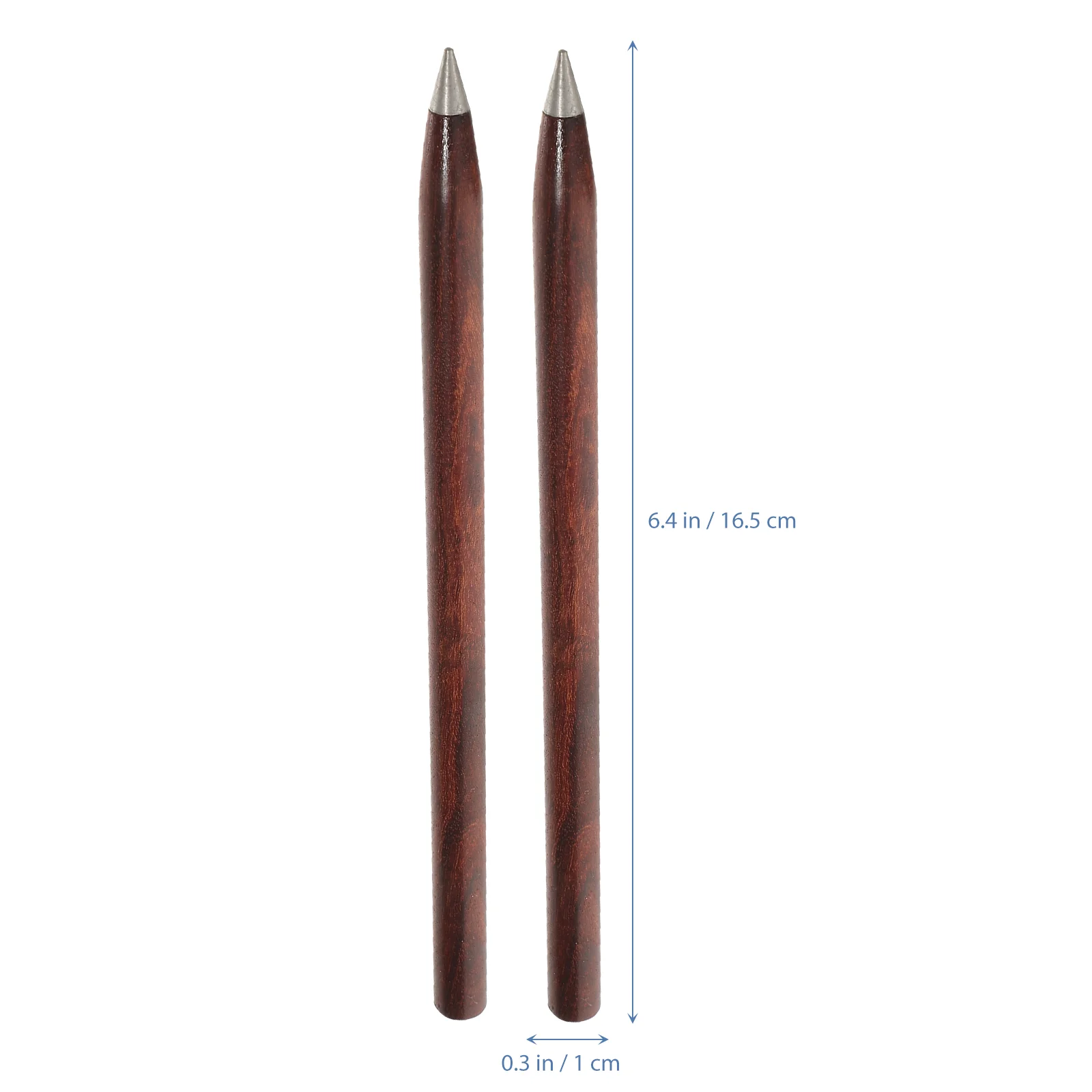 Reusable Pencil Pencils for Painting Lightweight Brown Alloy Portable Writing Student