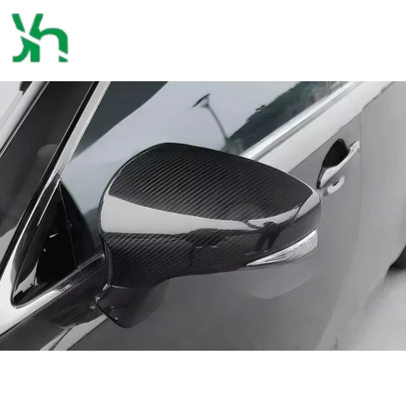 لكزس CT ES IS GS RCF الملحقات الخارجية مرآة جانبية استبدال غطاء مرآة خلفية من ألياف الكربون الحقيقية #2