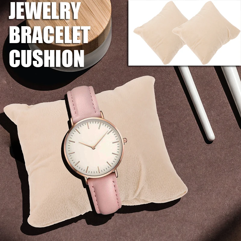

10 шт., подушка для дисплея, сумка, браслет, подушка для часов, ювелирные изделия, бархатные, маленькие, компактные, легкие, портативные, практичные, прочные