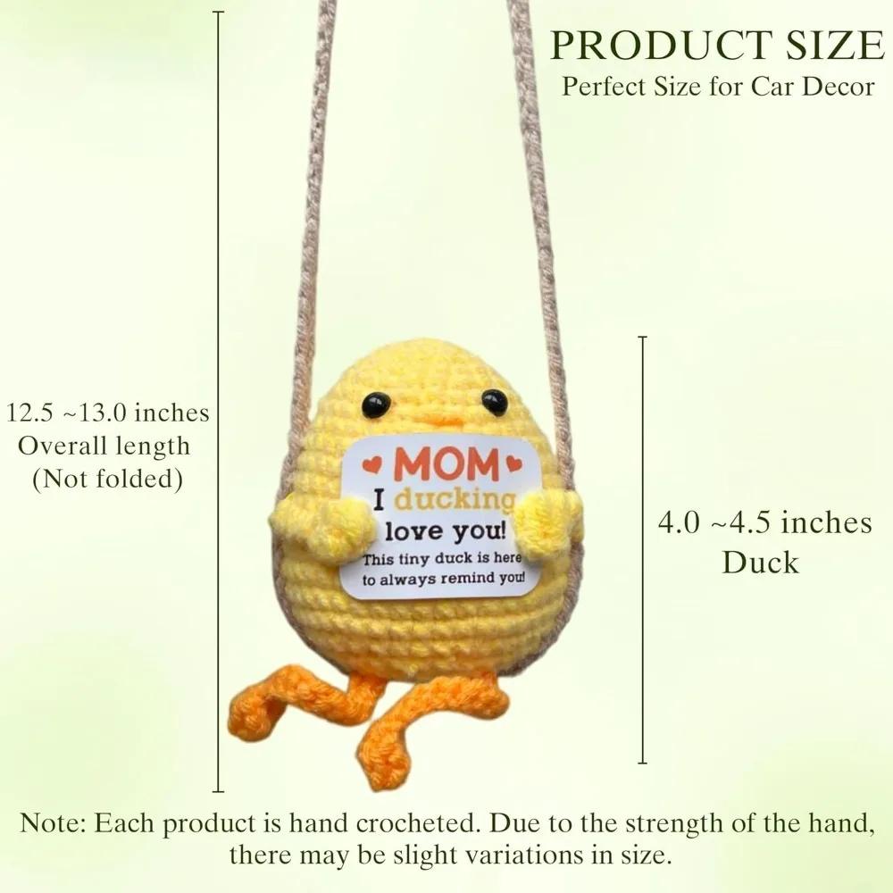 

“I Love You Slow Much” Sloth Car Hanging Accessories with 2 Air Freshener Beads-Cute Decor for Women, Men, Mom, Dad,