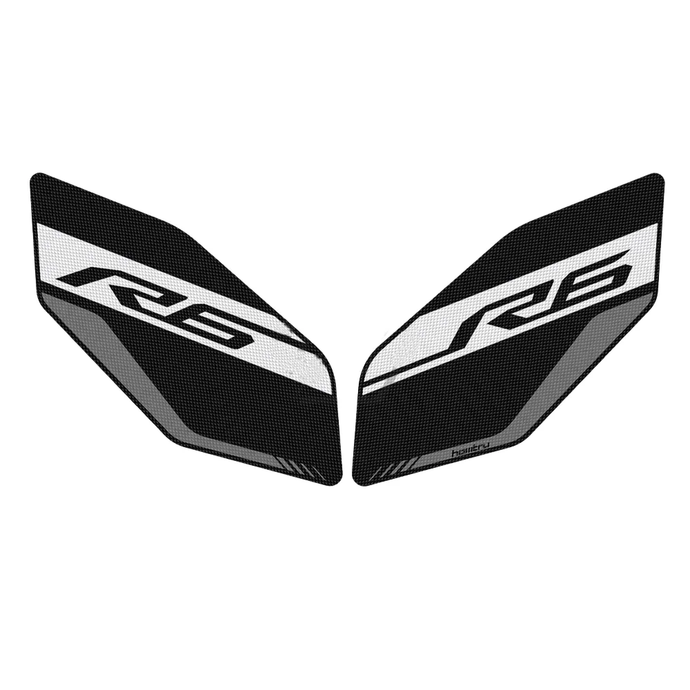 Motorcycle Side Tank Pad Protection Knee Grip Mats For Yamaha YZF R6 2008-2016 2009 2010 2011 2012 2013 2014 2015 Sticker