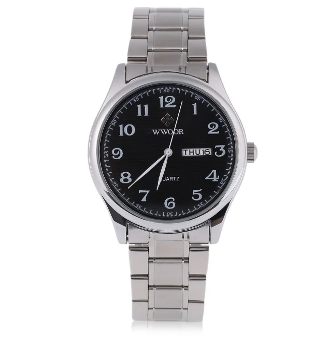 Hot selling 2024 new fashionable casual versatile couple watch with steel strap quartz watch Shipped within 48 hours