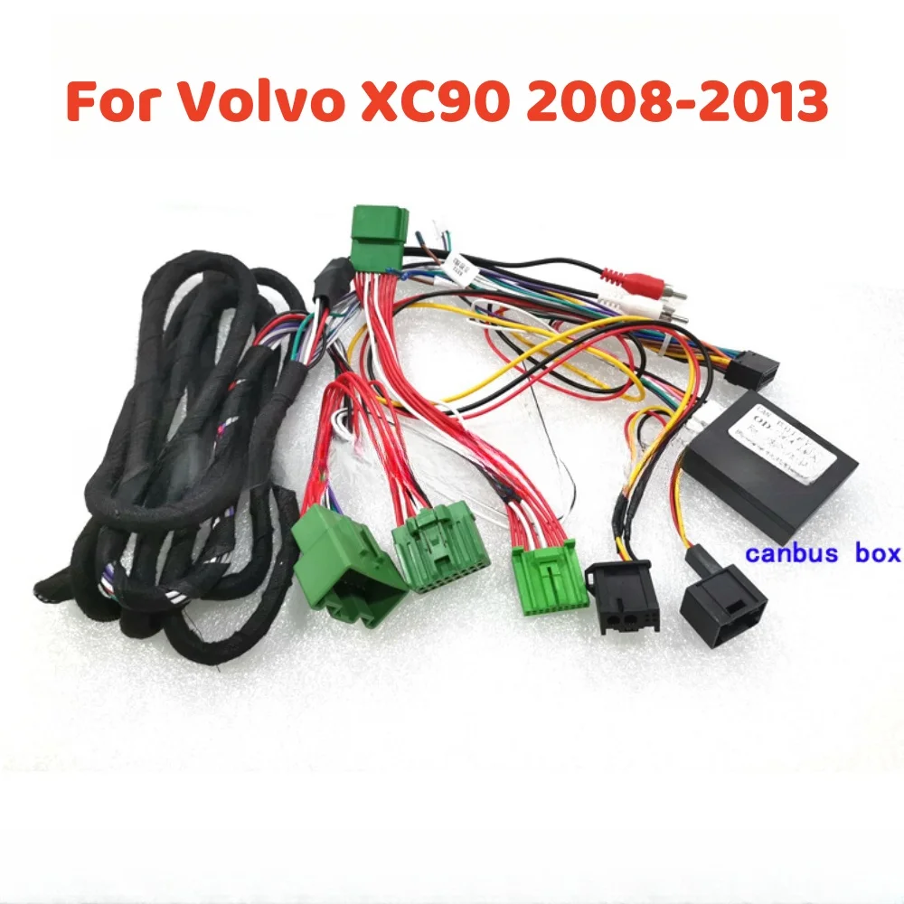 For Volvo XC90 high end s90 v90 cable Car 16 Pin Wiring Harness Adapter Canbus Box OD-Volvo-02 Decoder Android Radio Power Cable