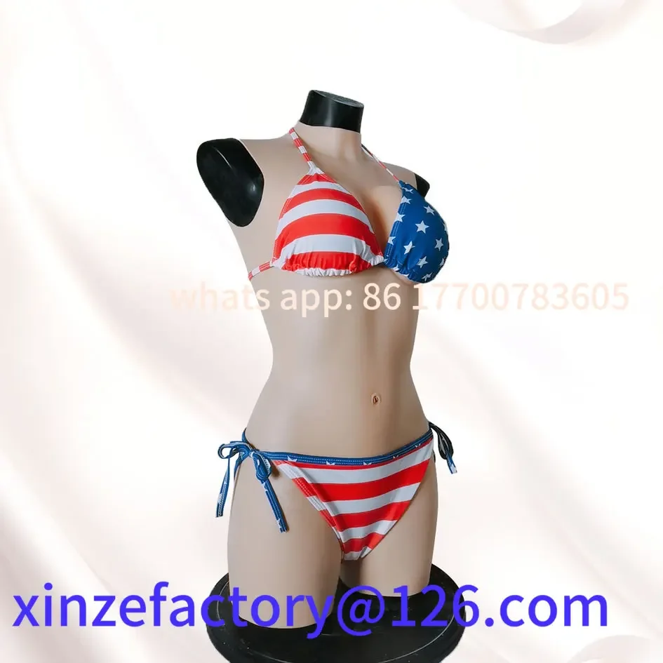 Customizable silicone onesie, prosthetic breasts, fake women, men's cross-dressing breasts cos