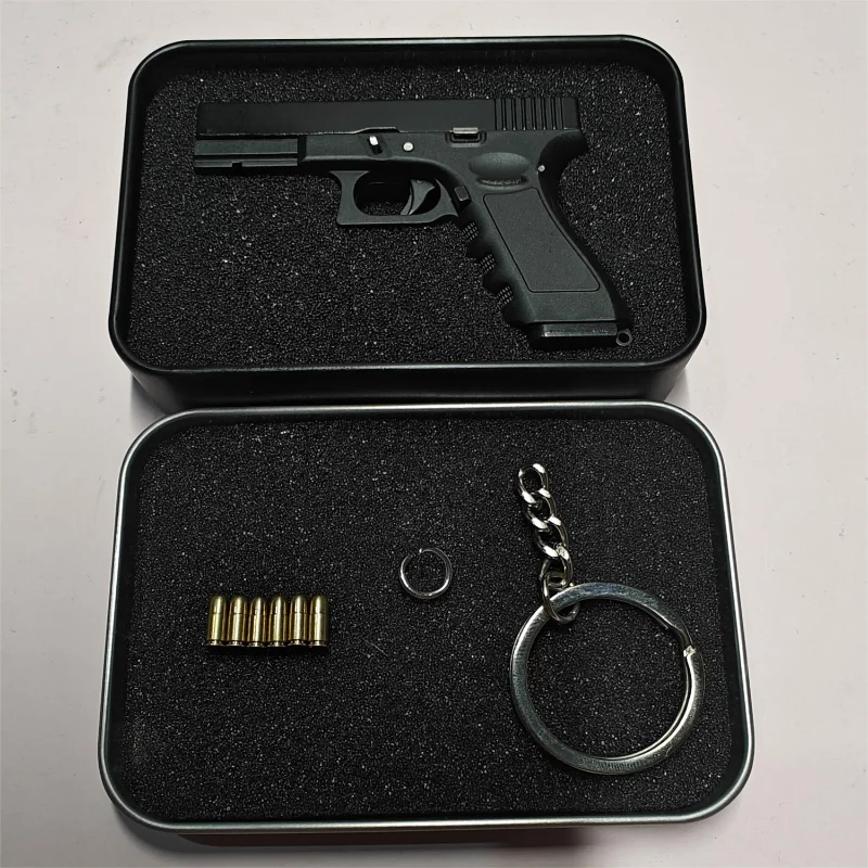 

1:3 Alloy Empire GLK G17 Pistol 2026 New Model Assemble Toy Gun Keychain Toy for Boy Gifts for Adult Office Decoration Figurines