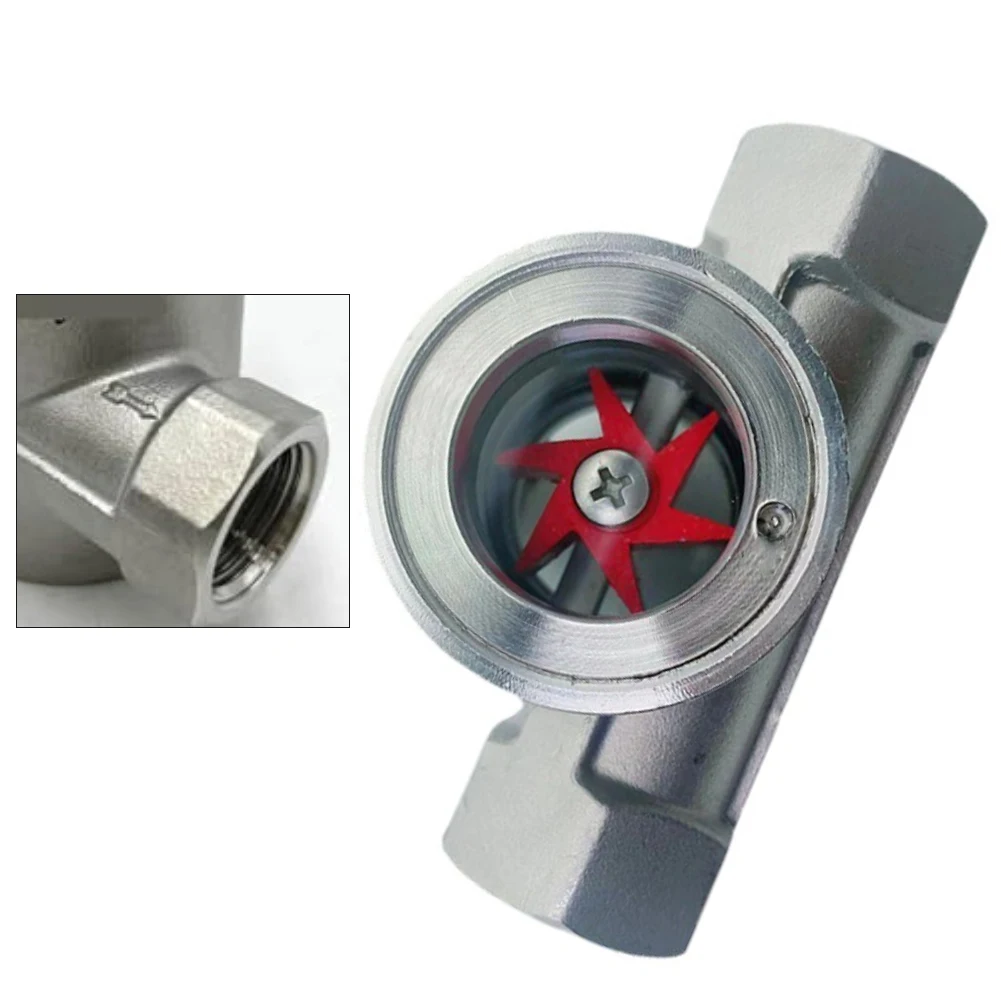 

DN10 - DN50 Water Flow Indicator Stainless Steel 304 Sight Glass Water Flow Indicator For Pipeline Observation Flow Sensors