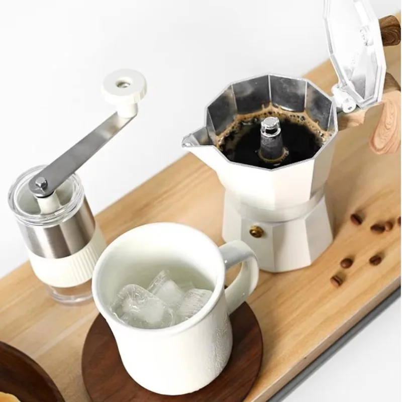 Outdoor Travel Camping Hand Drip Coffee Gift Box Dripper Manual Pour Over Coffee Maker Kit Set Hand Grinder Coffee Set