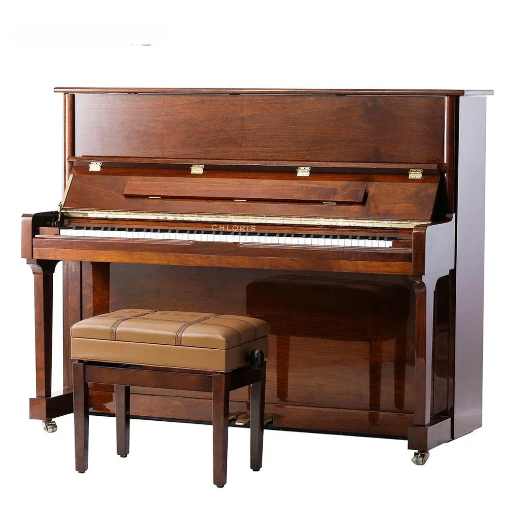 Chloris Shanghai Brand Piano, For Sale Upright Piano HU123WA Produced By Experienced Manufacturer