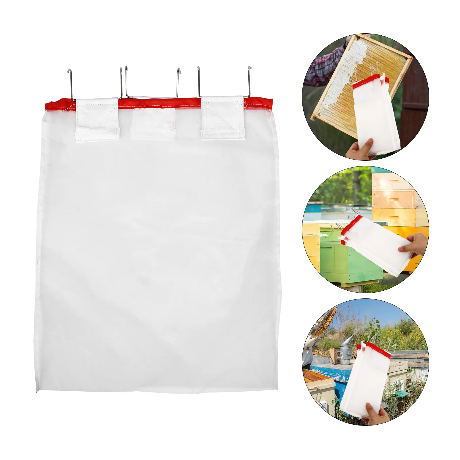 

Nylon Honey Filter Net Bag Long Lasting Flexible Multi Purpose Easy Use for Honey Wine Soy Milk Filtration Mesh Filter Bags