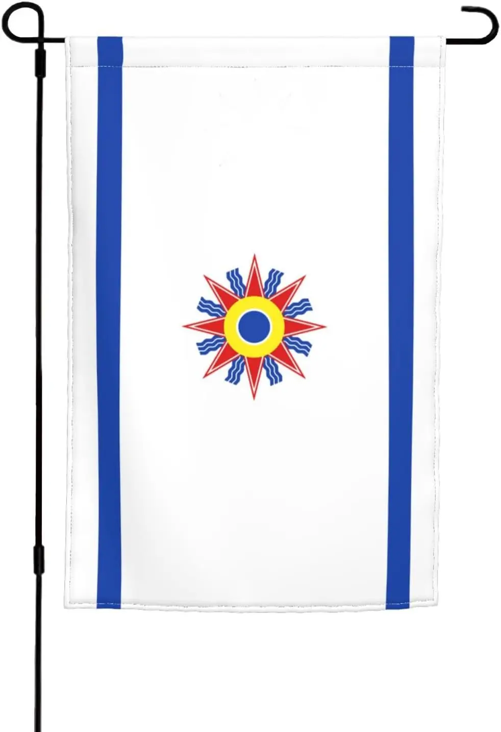 Chaldean People Flag 12x18 Inch Garden Flag Double Sided Fade Resistant Outdoor Banner For Yard, Porch And Garden Decor FFL IIC