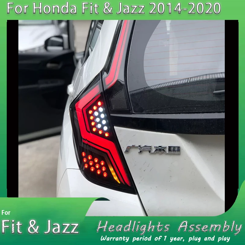 

Светодиодные задние фонари для Honda JAZZ FIT GK5 2014-2020: габаритные огни, стоп-сигналы, задний ход, указатели поворота