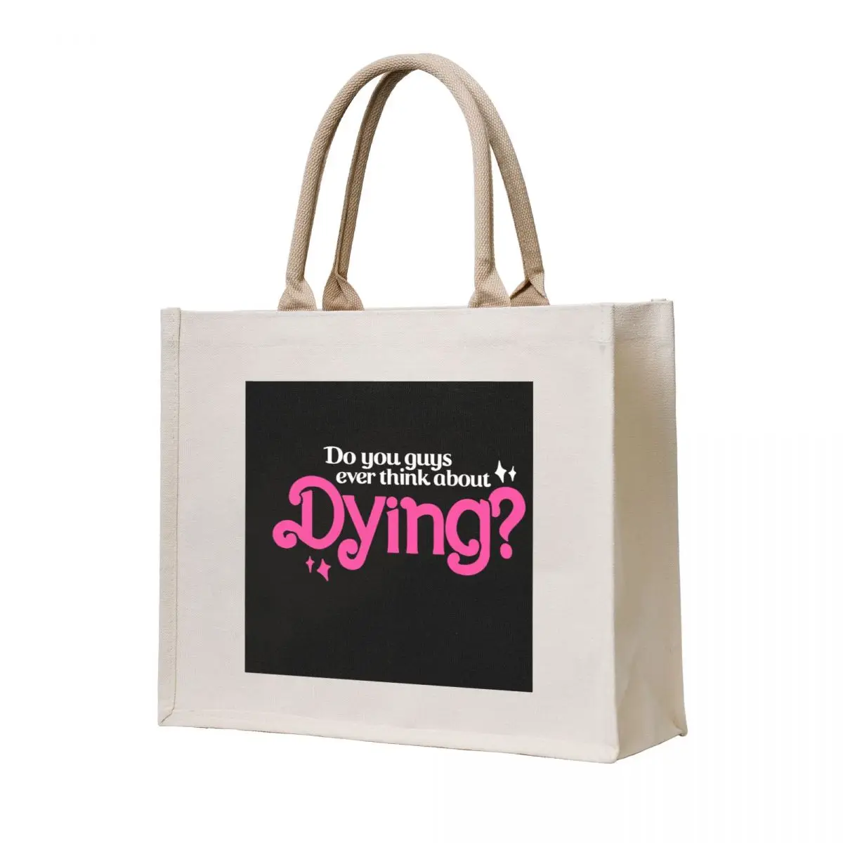 

Do You Guys Ever Think About Dying Tote Bag shopping trolley bag tote bag screen hand shopper bags