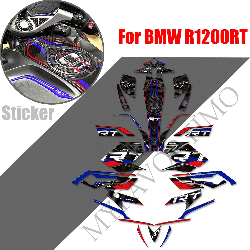 

For BMW R1200RT Motorcycle Fuel Tank Pad Sticker Moto Epoxy resin Decals BMWR1200RT