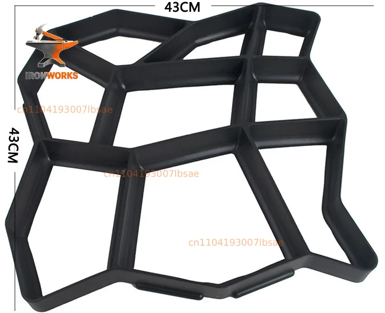 Cement floor modeling tools, floor tile paving molds