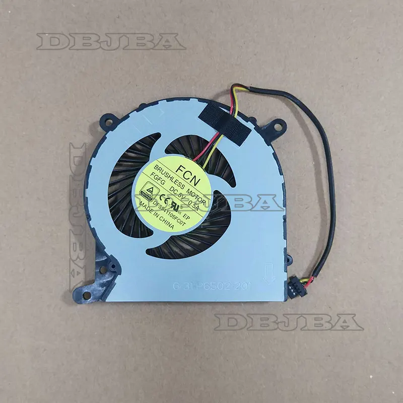 Laptop GPU Cooling Fan For PowerSpec 1710 DFS541105FC0T FGFG 6-31-P6502-201 DC5V 0.5A 3PIN