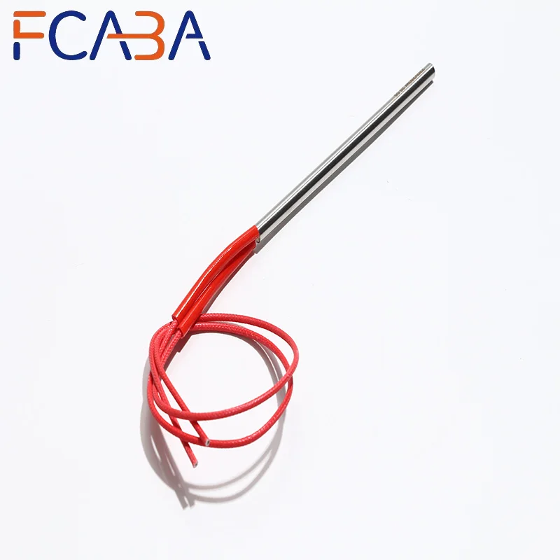 FCABA Stainless Steel 201 Heating Tube 10PCS 9.5mm 185~255mm Tubular Heater 110V/220V/380V Single-Ended Mould Heating Element
