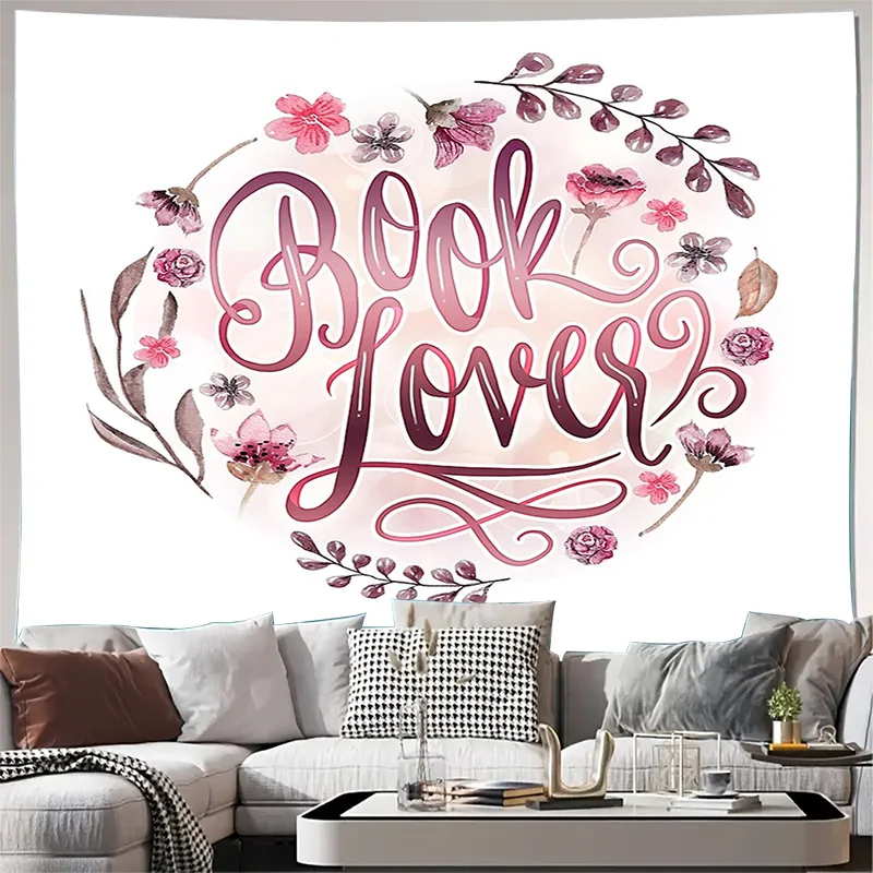 Boho Tapestry Wall Hanging Aesthetic Room Decor Vintage Floral Wall Art Nature Landscape Bedding Coverlet Dorm Decor