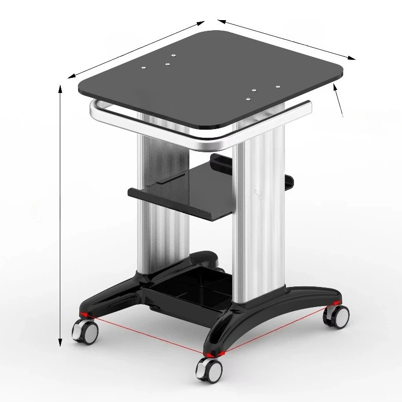 

Acrylic aesthetic equipment large trolley heavy duty laser machine trolley bracket instrument