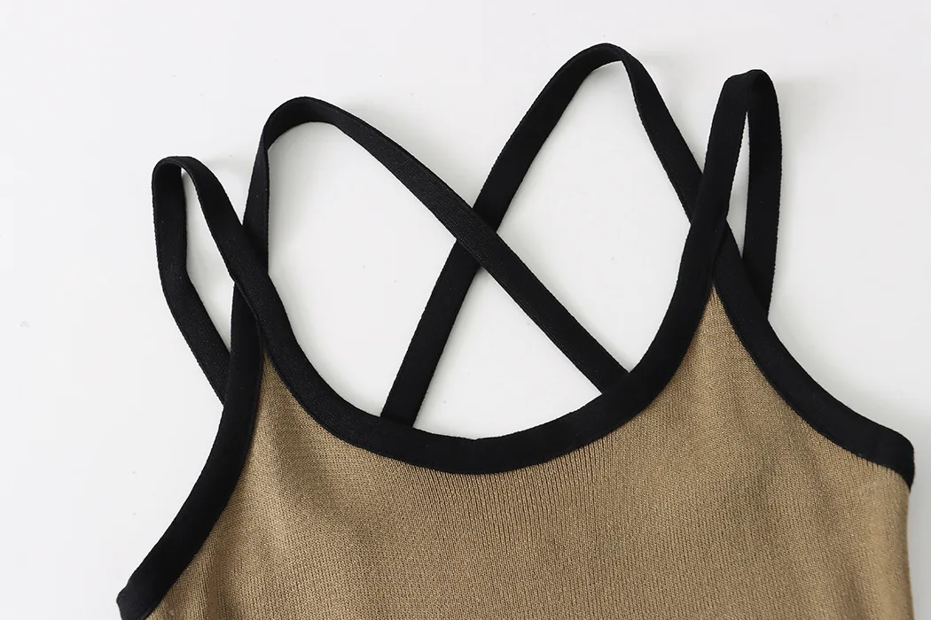 Sling Jurk Vrouwen Lange Jurken Een Lijn Vestidos Y2k Streetwear U Hals Mouwloos Elegante Bodycon Party Hoge Taille Werk Zomer