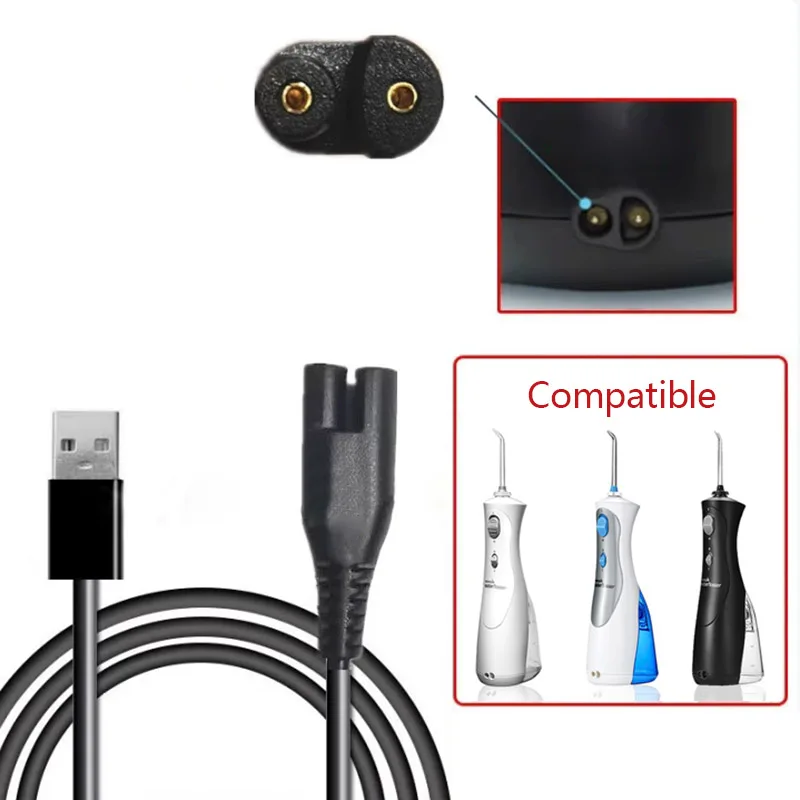 USB-кабель для зарядки ирригатора для полости рта Waterpik, ирригатор для воды WP450EC WP462EC GS8-1, зубной ирригатор, аксессуары для водной нити