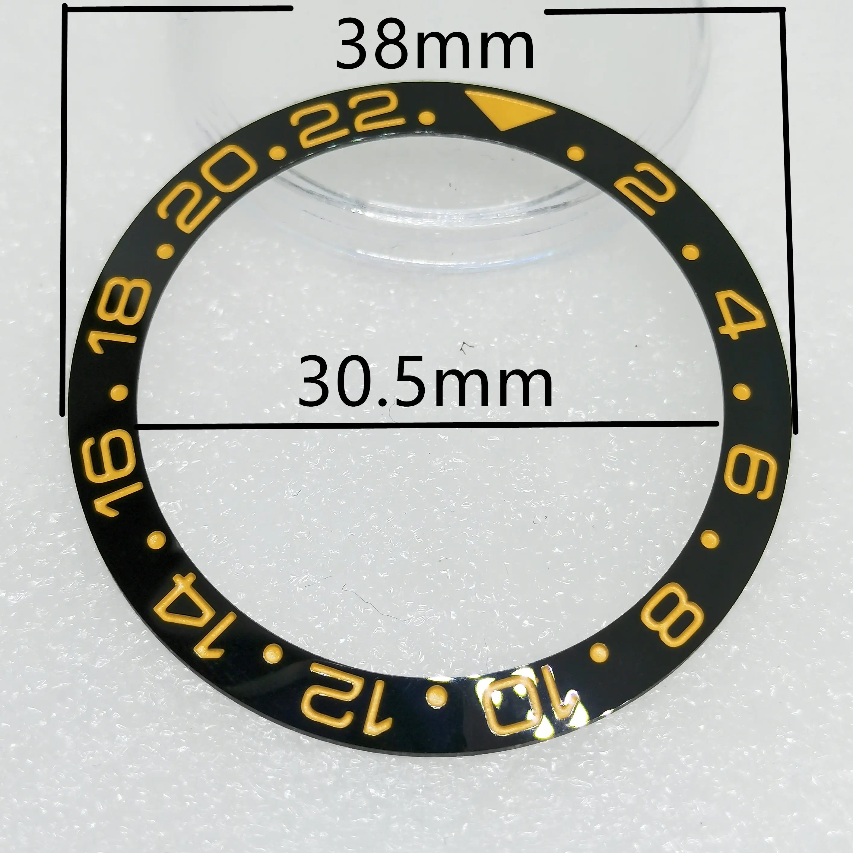 Watch Parts GMT Ceramic Bezel Outer Diameter 38MM Inner Diameter 30.5MM