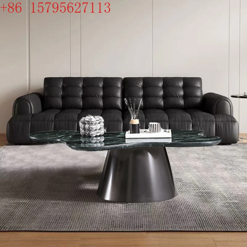 Elegant Furniture  Decorative Living Room Irregular Shape Coffee Table Modern Design Natural Marble Coffee Table