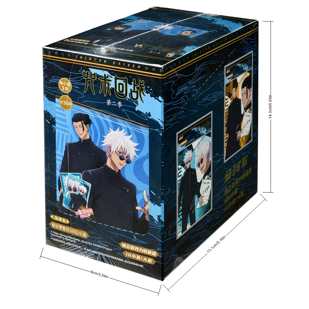 Jujutsu Battle Gojo Shoko Suguru Nobara Classic Anime Collection Card Popular Characters Transparent Card Series Family Toys