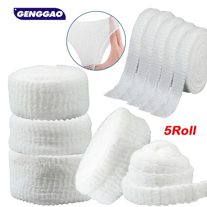 5 Roll Fix Net Tubular Bandage Elastic Net Wound Dressing for Knee, Elbow, Wrist, Calf and Ankle
