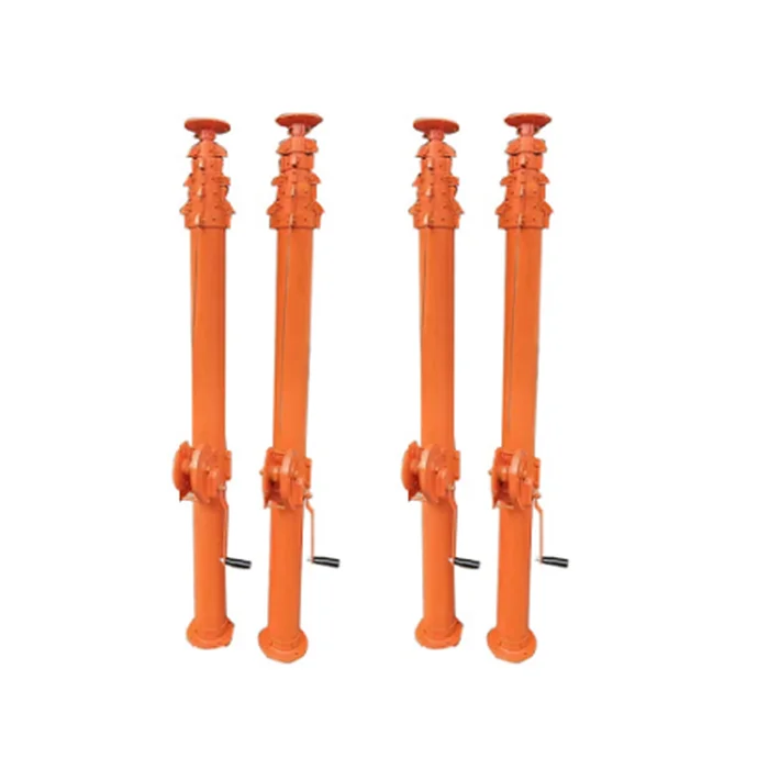 Wall mounted 10 11 12 13 14 15m hand crank manual aluminum alloy telescopic 4G 5g wireless antenna mast