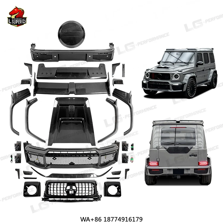 

Кузов из сухого углеродного волокна 2025 года для G-Class W465 G350 G450D G500 G63, обновление до комплектов кузова автомобиля в стиле B
