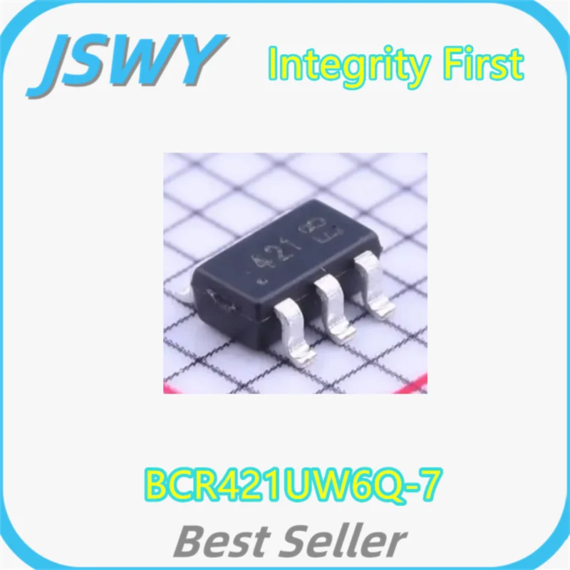 (10/100 pieces) BCR421UW6Q-7 (Marking 421) LED Driver IC SOT-23-6 350mA Integrated Circuit 100% Brand New & Original