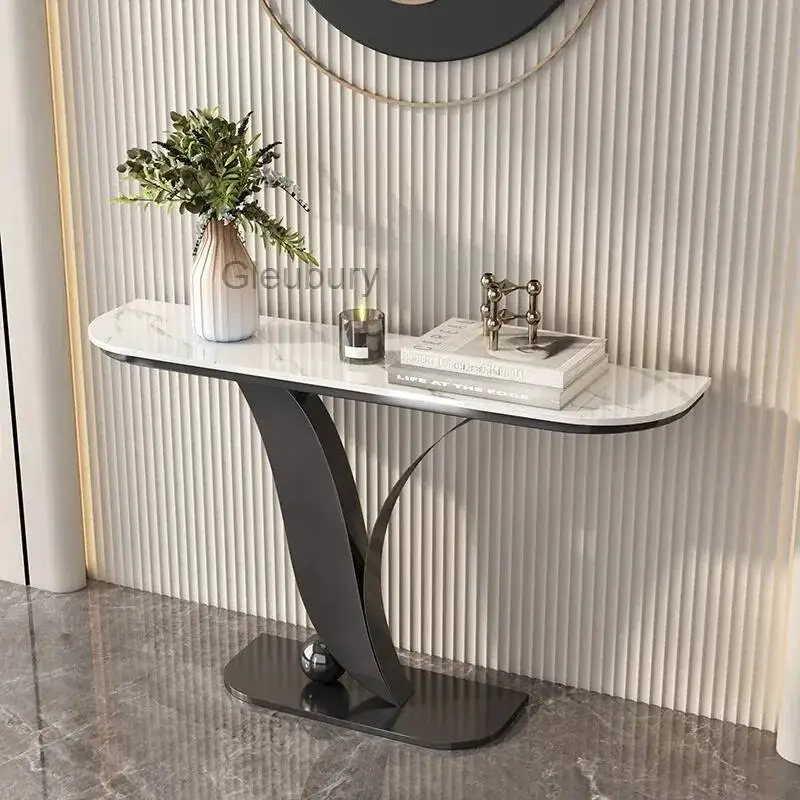 

Hallway Elegant Corner Table Unique Luxury Professional Design Console Tables Modern Decor Console Tafel Living Room Furniture