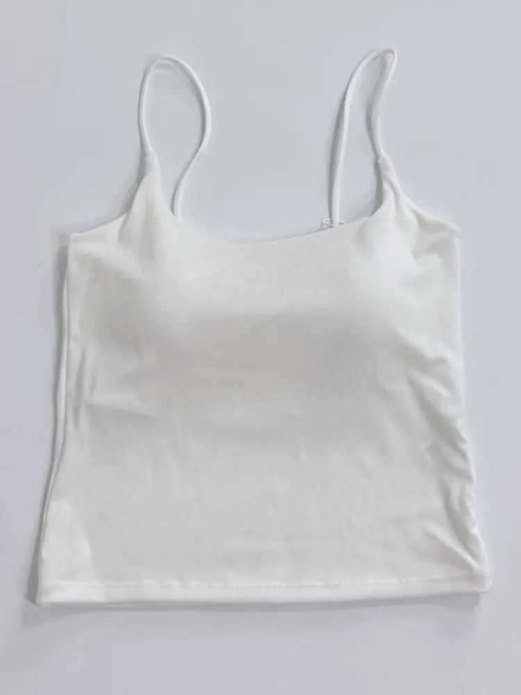 แนะนำสุดๆ สำหรับ Lace! เสื้อกล้ามสายเดี่ยวผ้าไหมสำหรับผู้หญิง ใส่สบาย ใช้งานได้หลากหลาย ไม่มีฟองน้ำเสริมอกถอดได้ เหมาะสำหรับฤดูร้อน