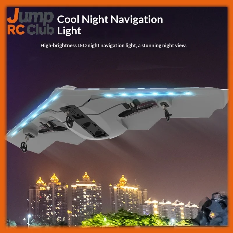 Ty8 espuma mão jogar planador rc avião durável led luz asa fixa brinquedo para crianças ao ar livre treinamento de vôo presente iniciante