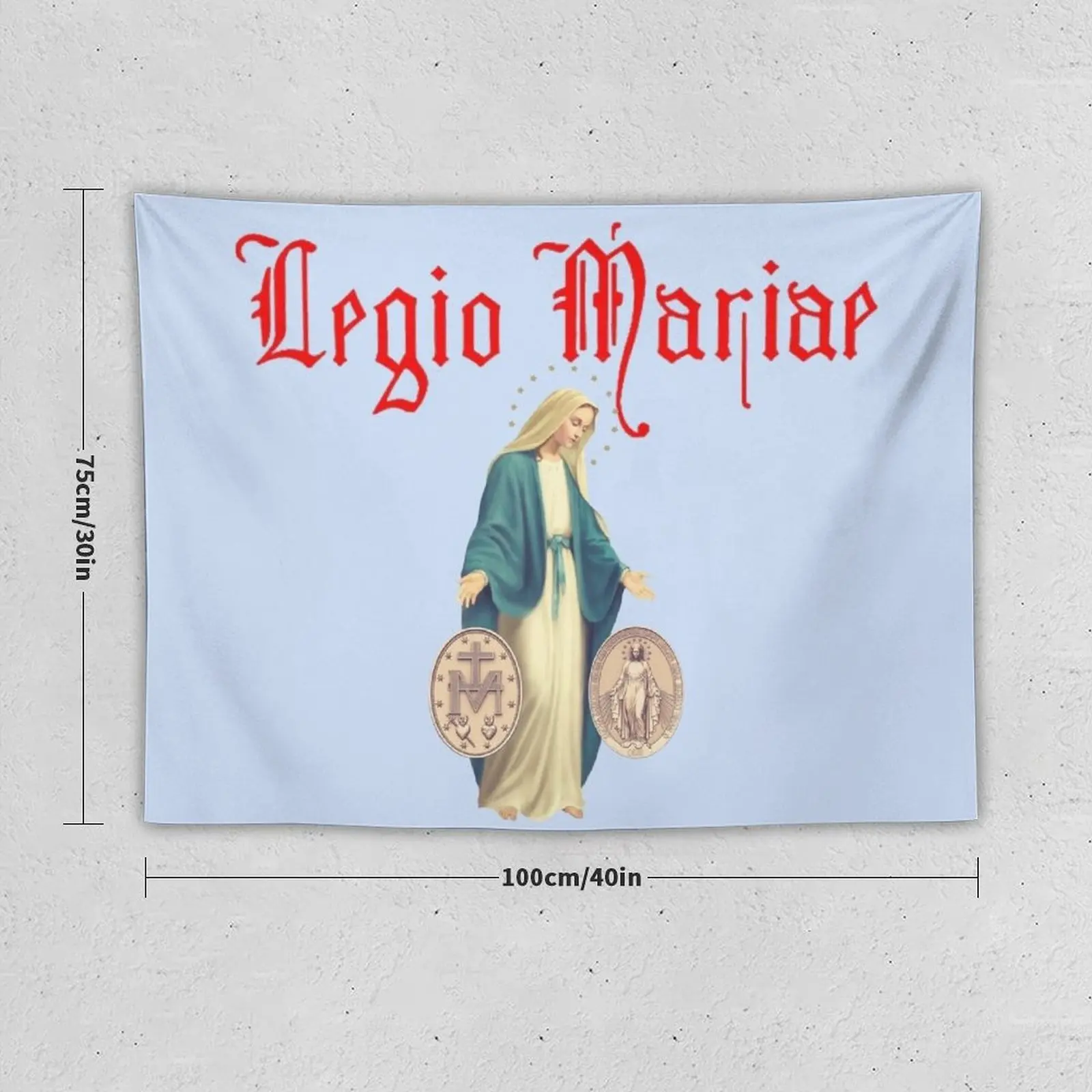 Legion of Mary Marijina Legija Legio Mariae Tapestry Outdoor Decor Decorations For Room Tapestry